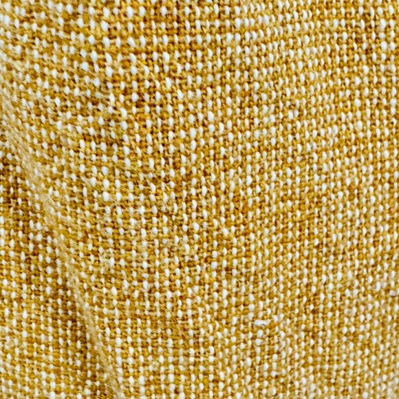 Rylee & Cru Linen/Cotton Tan/Gold Midi Peasant Skirt Ruffle Hem w/Pockets SZ M - Picture 12 of 13